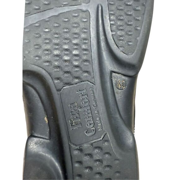 Finn Comfort Women’s 9/40 Stanford Black Leather Mule Sandals Closed Toe Shoes - Picture 9 of 9